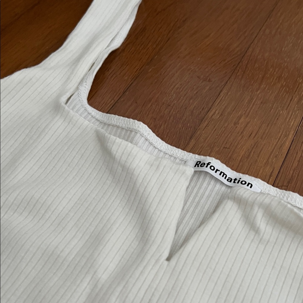 Reformation Ribbed Tank Top - Picture 3 of 6